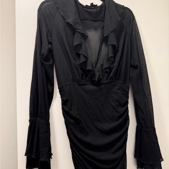 Michael Costello X REVOLVE Mavis Mini Dress in Black in size small - Picture 3 of 6